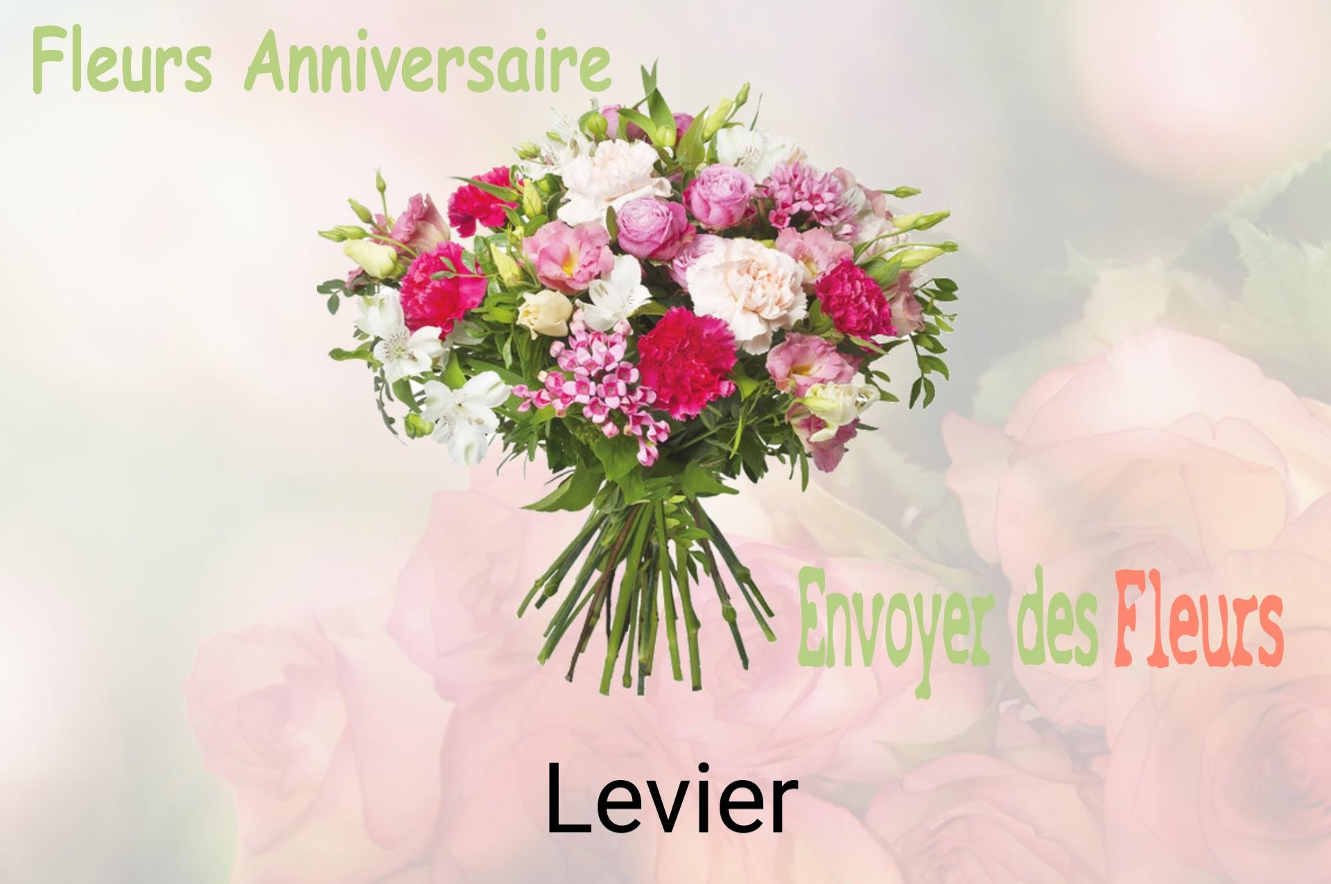 Bouquet de fleurs d’anniversaire livré à Levier